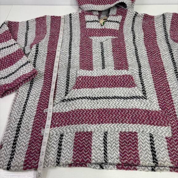 NWT Baja Joe Surfer Mexican Rasta Hoodie Size Small Bin7 - Picture 4 of 9